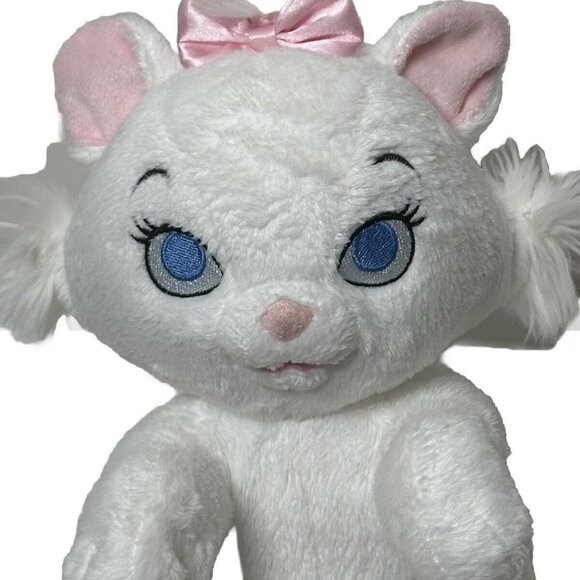 Disney Parks Marie Aristocats Plush Toy 8" White & Pink Baby Stuffed Animal - Picture 7 of 16